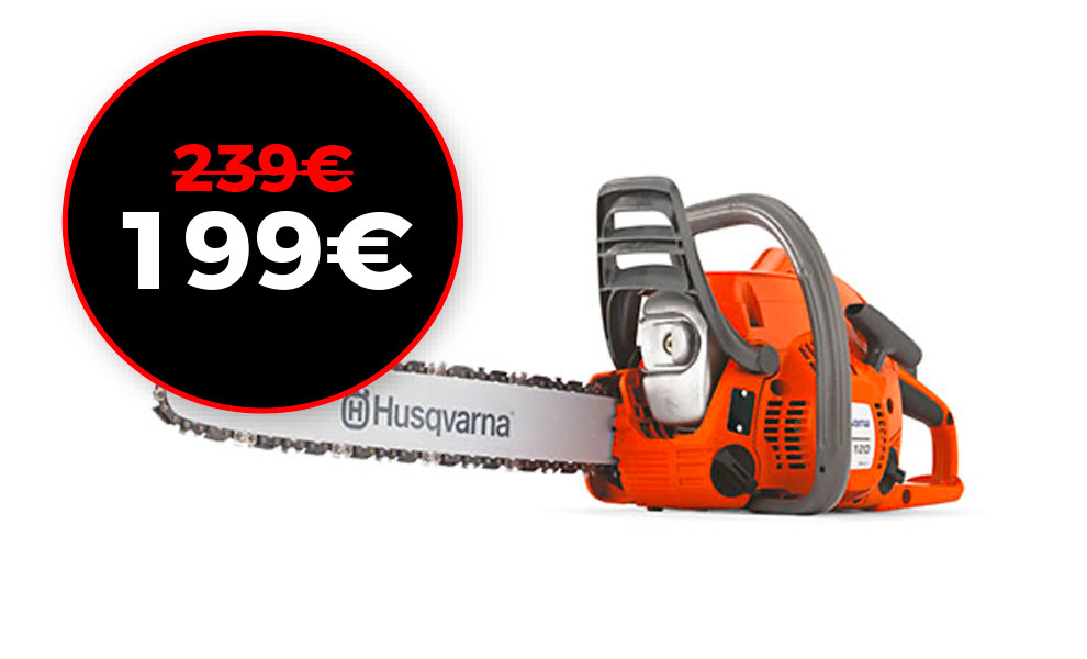 Tronçonneuse Husqvarna 120 Mark II 35 SN + 1 chaîne offerte